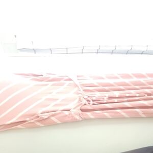 Striped Pink Bedding Set